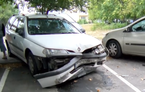 екшън пловдив джигит бмв вряза седем коли избяга