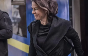 германската външна министърка необявено посещение киев