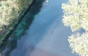 замърсяване река янтра велико търново тече синьо лилав цвят