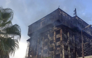 пожар сграда полицията египет ранени