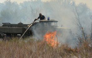 локализираха пожара хасковския парк кенана