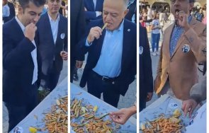 предизборна лакомия киро лорер ген атанасов безплатен обяд варненска цаца вижте налитат деликатеса видео снимки