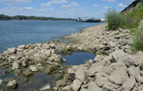 рекордно ниско ниво река дунав русе