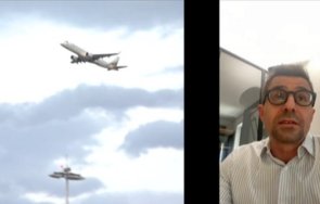 шок ужас летище софия андрей арнаудов кръсти самолета стана нещо страшно хората пищяха