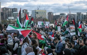 подкрепа палестина 800 000 лондон призоваха спиране огъня газа снимки