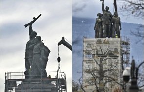 шокиращо пик скелето паметника съветската армия незаконно