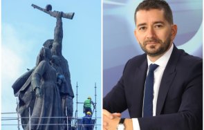 войната продължава човек радев скочи паметника съветската армия абсолютна варварщина