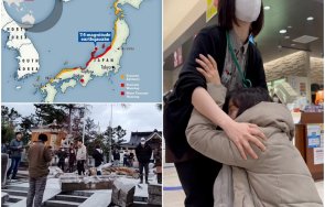 адът епицентъра зловещи кадри труса япония снимки видео