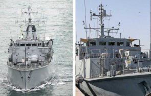 сблъскаха два британски военни кораба видео