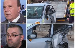 чака дрогирания шофьор ударил коли софия докато чакат червен светофар