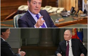 медведев интервюто путин карлсън лек западния свят