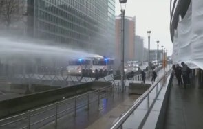 сблъсъци фермери полиция брюксел