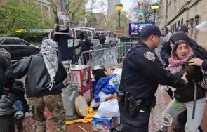 вълна протести арести американски университети заради войната газа видео