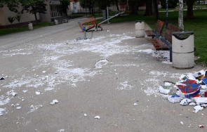 вандали унищожиха детска великденска украса плевен