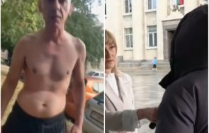 психично болен мъж преби млада жена русе разхождала кучето