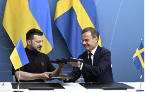 зеленски подписа споразумение швеция областта сигурността