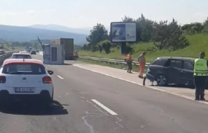 тир каравана помляха тракия трафикът затруднен