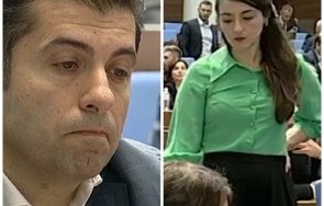 увисна носът депутатите посякоха кирил петков лена успя утеши снимки