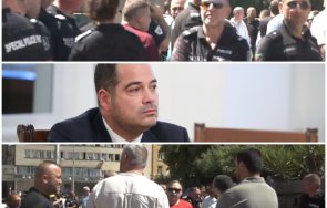 горещо пик полицаи протест атаките ппдб големи опитват унищожат мвр калин стоянов човекът направил живо снимки обновена