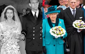 продадоха търг парче сватбената торта кралица елизабет принц филип