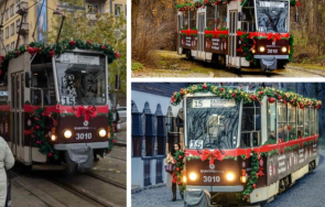 коледни трамваи плъзват софия