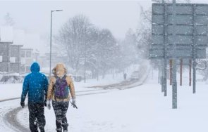 тежка зимна буря скова сащ снимки видео