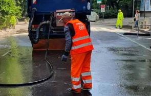 мият улици булеварди района софия