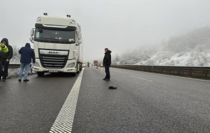 тежък инцидент камион помете човек аварийната лента тракия тираджията наду газта офейка