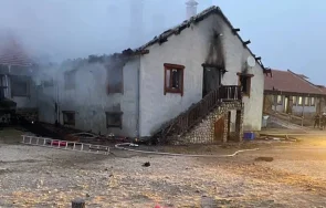 пожар лумна биоферма карлово