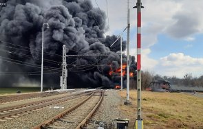 чехия гори товарен влак бензен