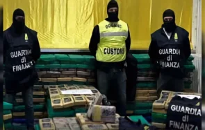 италия заловиха кокаин 560 милиона долара