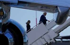 последните минути тръмп отлетя италия