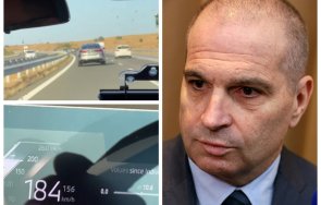 поредно безумие джигит бмв смрази кръвта министър караджов подмина 210 аварийната лента тракия видео
