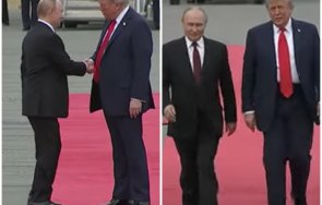 светът гледа аляска започна срещата путин тръмп живо снимки