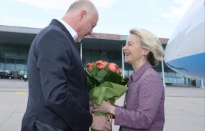 знакова визита урсула фон дер лайен пристигна българия снимки