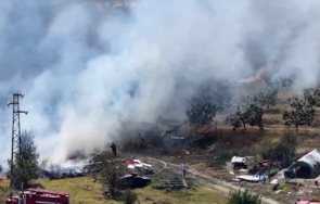 пожар избухна пловдивско село огънят стигна къщите