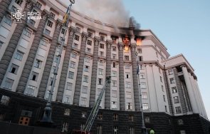 руска ракета удари министерския съвет украйна видео
