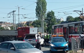 столични ужаси един трамвай дерайлира софия