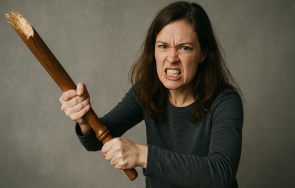 издирват жена пребила съсед дървен крак