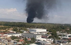 пожар гори автобояджийски сервиз столичния квартал свобода