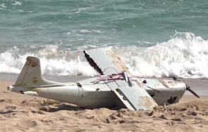 дрон изплува плажа бургас