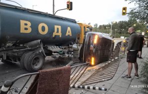 джип водоноска катастрофираха софия снимки