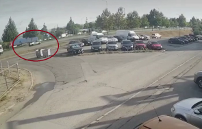 секунди удара появи видео последните метри летящия мустанг