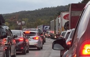 блокада километрични задръствания магистрала тракия софия заради ремонти