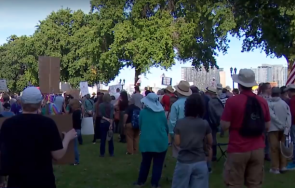 решение тръмп стотици протест портланд