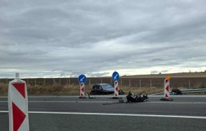 зверски сблъсък бивш депутат катастрофира тежко магистрала тракия снимки