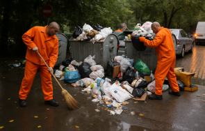министър георгиев затворници помагат почистването боклука софия
