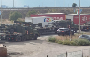 ягуар сблъска военен конвой ботевградско шосе софия