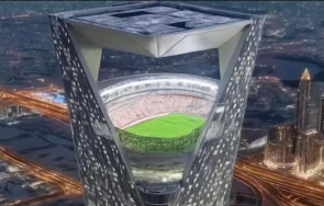 саудитска арабия строи футболен стадион 350 метров небостъргач