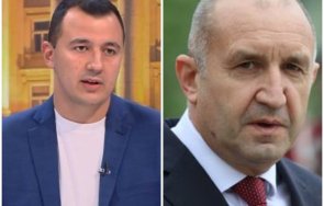 червен огън социалист хвърли камък румен радев готви политически проект момента кампания